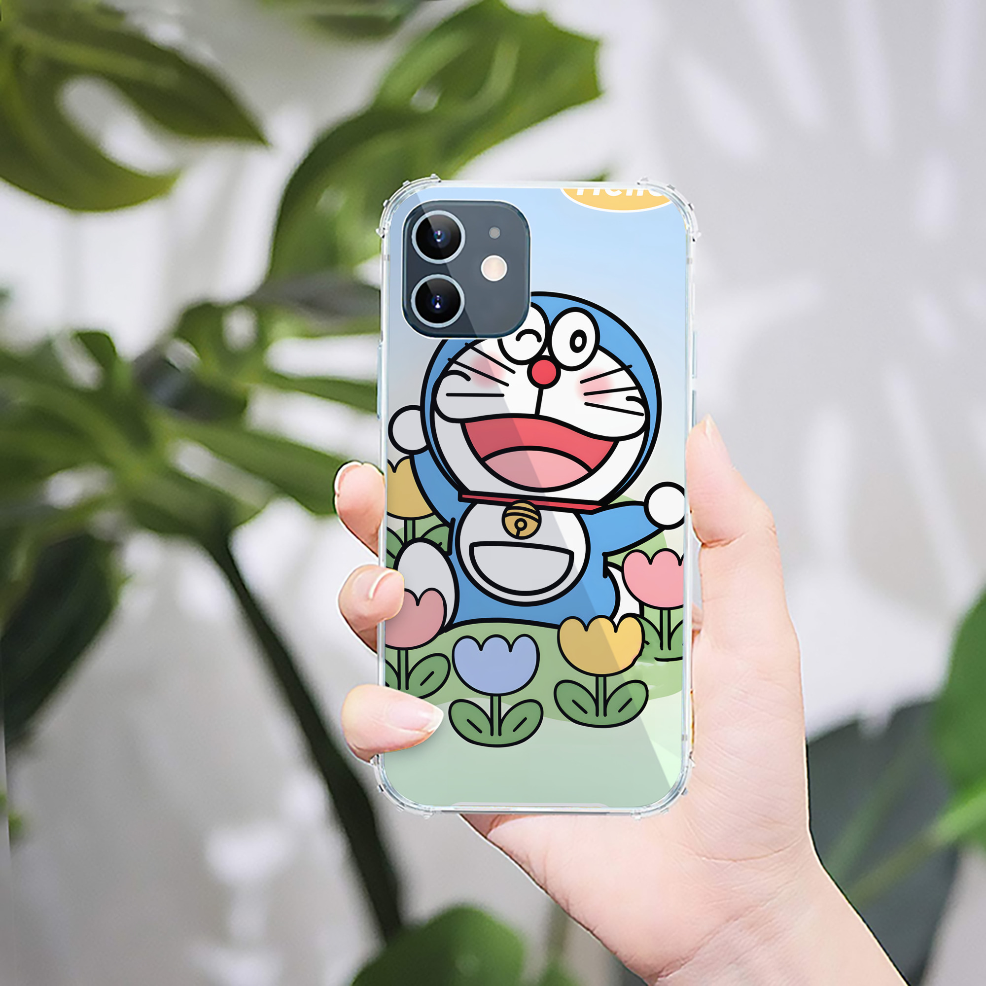 （画像用） ドラえもん Doraemon 【iPhone 12シリーズ対応】透明スマホケース（クリアソフトケース）